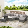 8 Piece Outdoor Patio Sofa Set