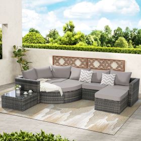 8 Piece Outdoor Patio Sofa Set