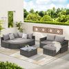 8 Piece Outdoor Patio Sofa Set