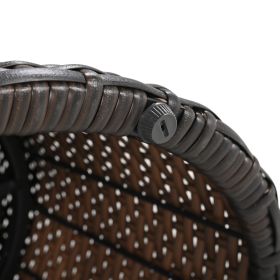 K&K 5 Pieces Patio Furniture Chair Sets, Patio Conversation Set With Wicker Cool Bar Table, Ottomans,Outdoor Furniture Bistro Sets for Porch,Backyard (Color: as Pic)